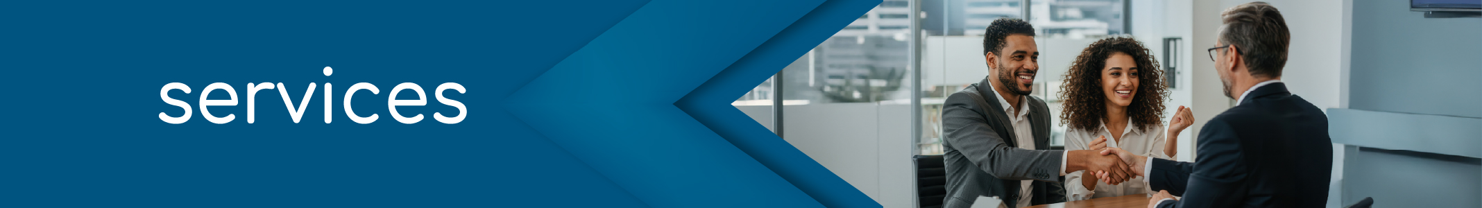 Couple excited to meet with consultant Couple excited to meet with consultant